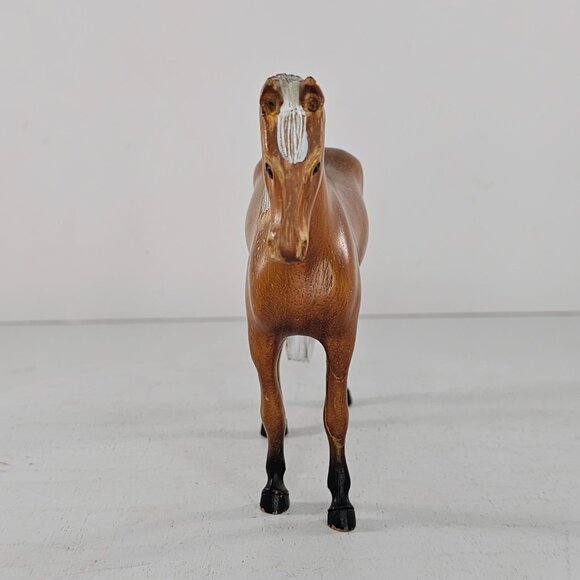 Grand Wood Golden Blaze Horse Wood Carved Figurine - Picture 3 of 8